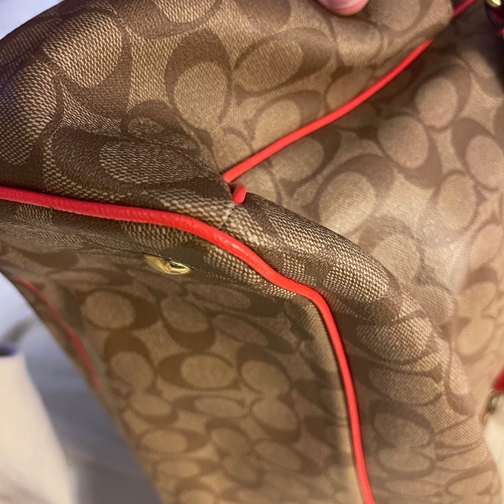 COACH Diaper / Gym / Laptop / Travel Shoulder Bag Tote - Picture 10 of 16